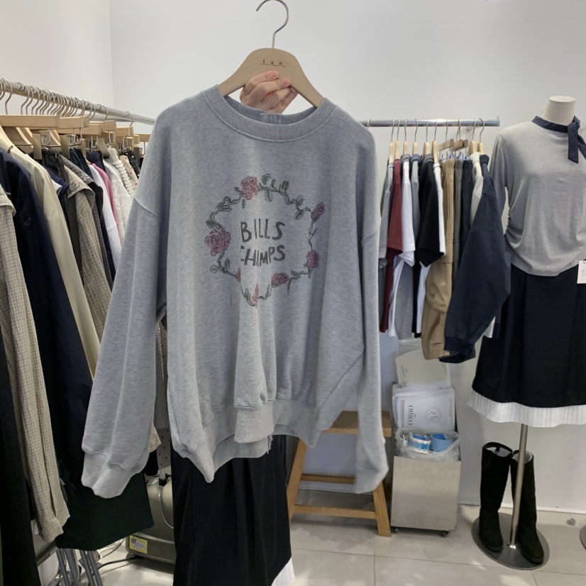 TAN&amp;COMO韓國代購女裝新品人氣休閑真品推薦衛衣拉鏈tan-COMO衛衣圖色2灰