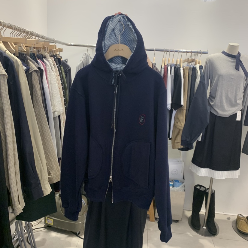 TAN&amp;COMO東大門直郵女士新款推薦時尚休閑真品熱賣衛衣tan-COMO衛衣圖色2深藍色
