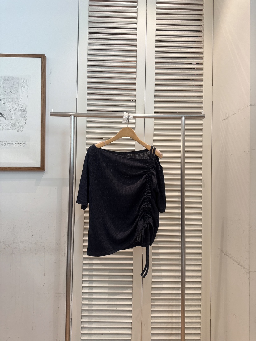 FAVE-L韓國代購女士新品休閑推薦熱賣職業人氣真品時尚T恤FAVE-LT恤圖色3藏藍色