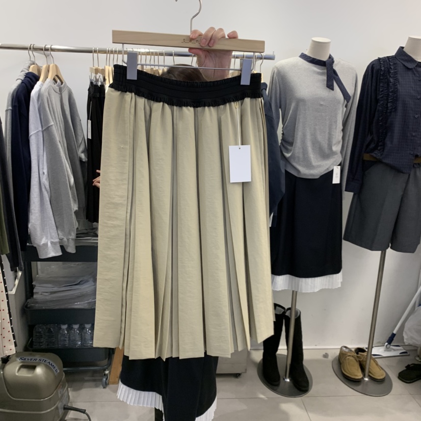 TAN&amp;COMO韓國直郵女士新品人氣休閑時尚半身裙中短裙tan-COMO半身裙/中短裙圖色1