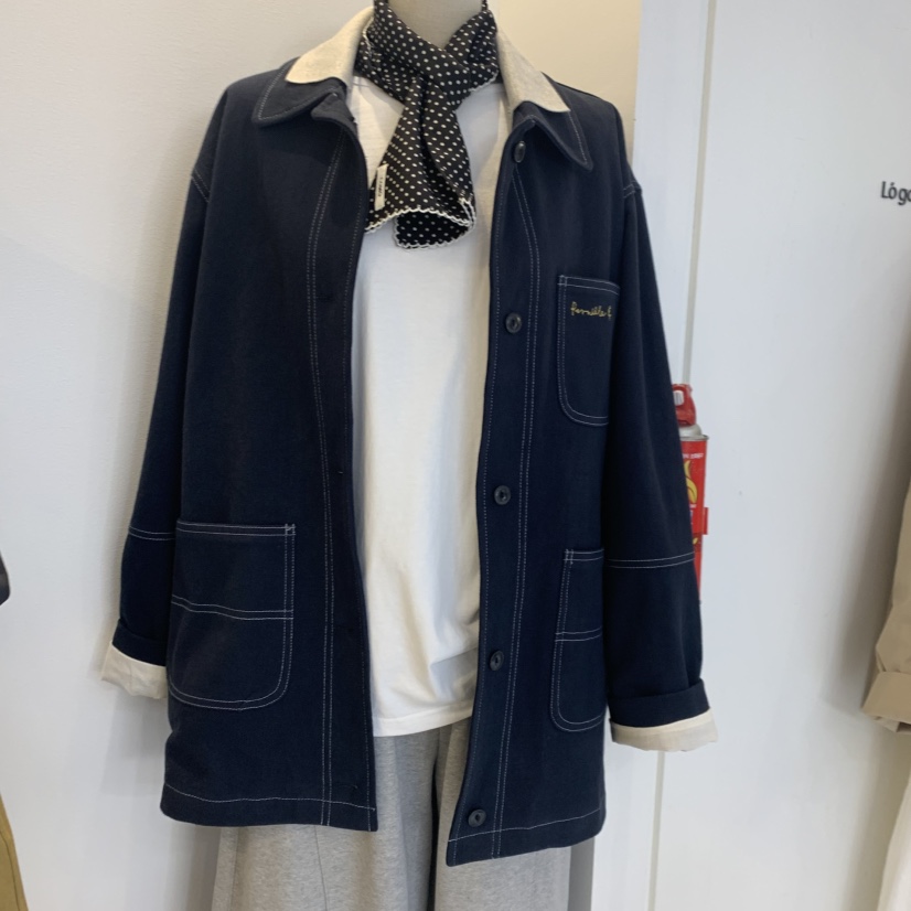 TAN&amp;COMO東大門代購女士新品人氣時尚推薦休閑夾克雙層tan-COMO夾克圖色2