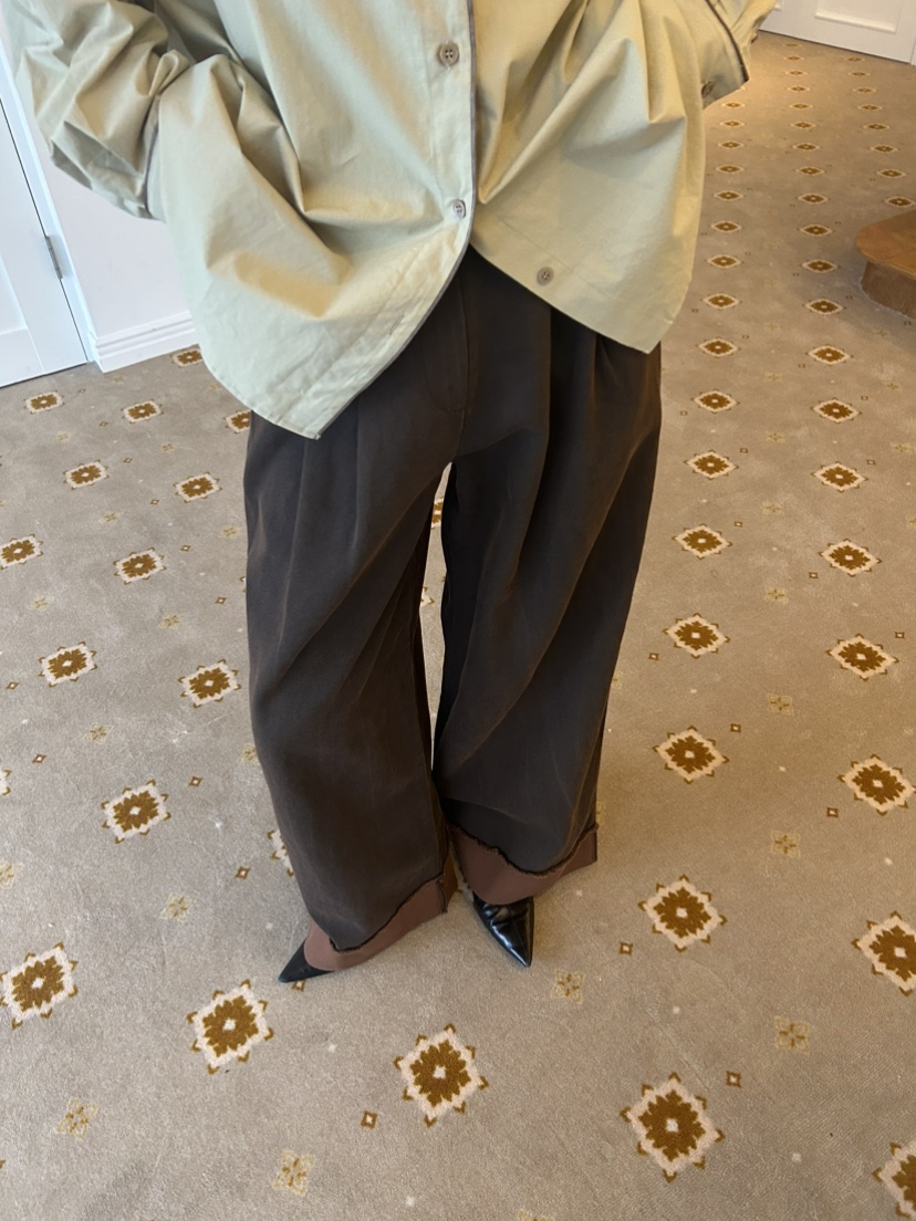 ME MO韓國代購女士新款熱賣休閑推薦職業人氣真品休閑褲ME MO休閑褲圖色2