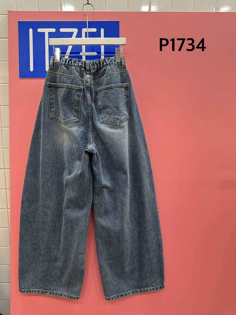 ITZEL韓國直郵女士新品熱賣休閑時尚真品人氣職業推薦牛仔褲ITZEL牛仔褲