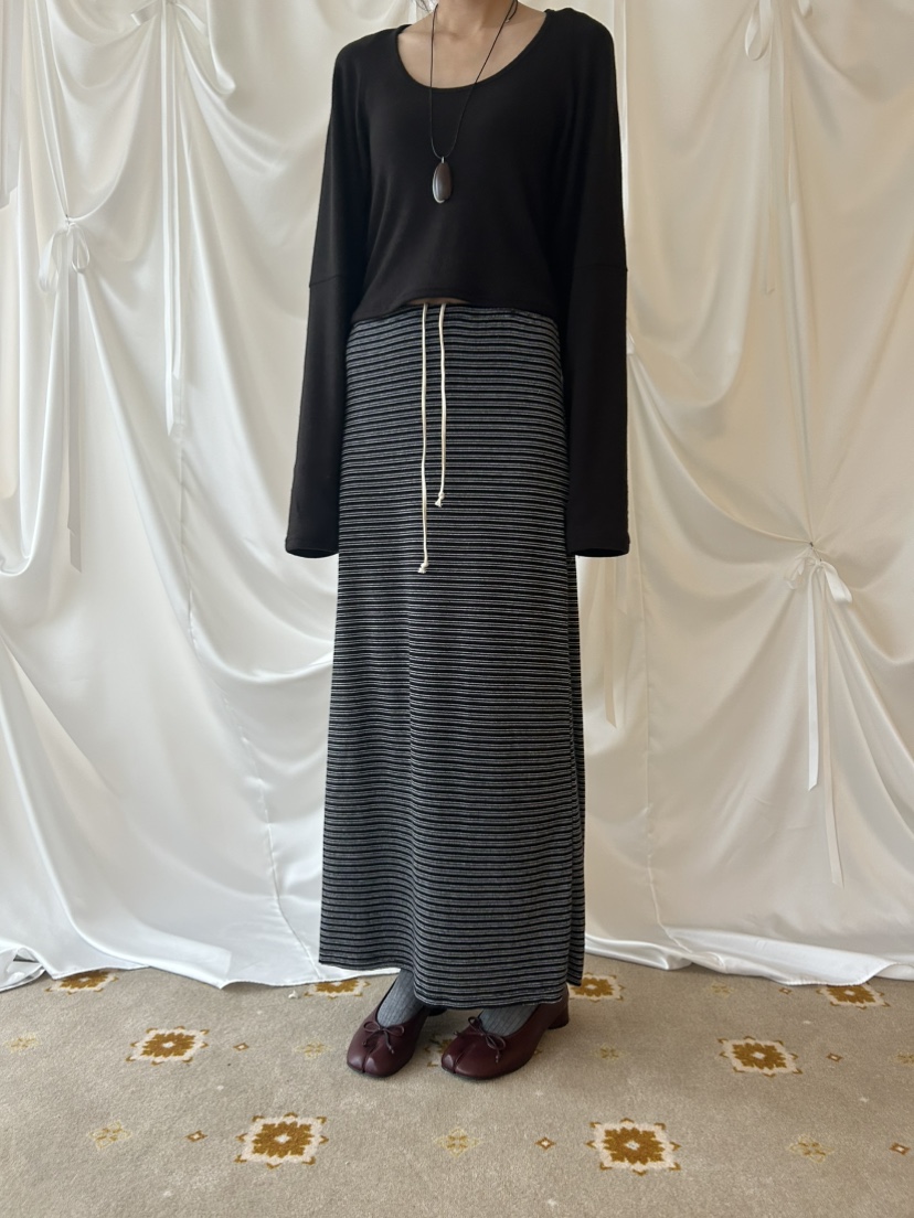 ME MO東大門代購女士新款真品推薦人氣熱賣休閑長裙磨毛ME MO長裙