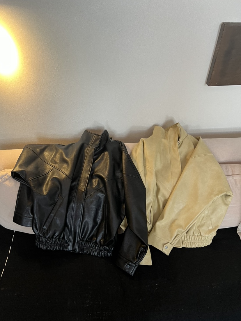 ME MO韓國代購女裝新品推薦熱賣真品職業時尚休閑皮衣皮革ME MO皮衣