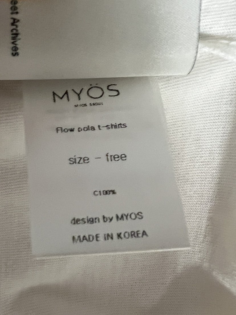 MYOS東大門實拍女士新款休閑真品熱賣時尚推薦職業長袖T恤MYOS長袖T恤