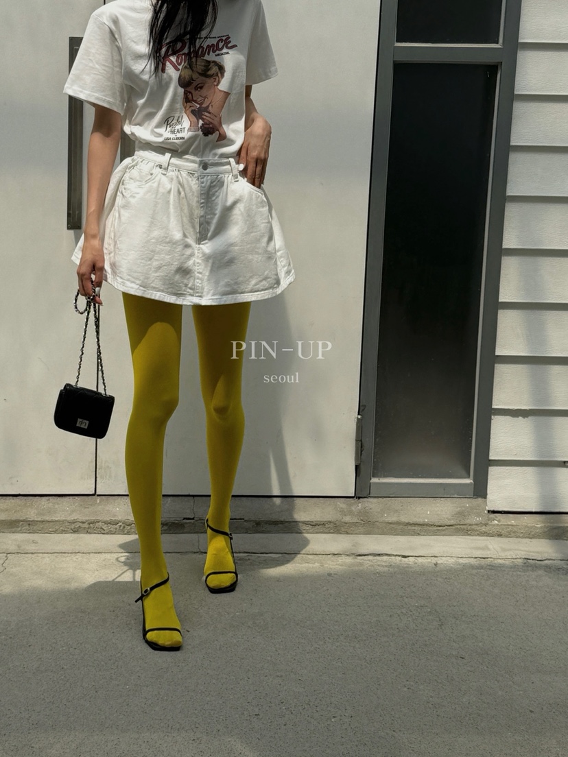 PIN-UP東大門實拍女裝新款人氣休閑熱賣時尚推薦短裙喇叭PIN-UP短裙
