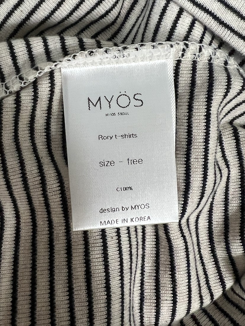 MYOS韓國直郵女裝新款時尚人氣推薦熱賣職業真品休閑T恤MYOST恤
