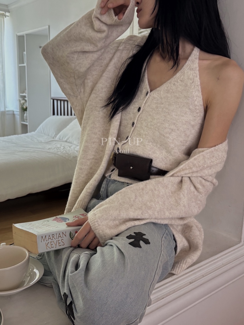 PIN-UP東大門代購女士新品休閑熱賣時尚真品推薦套裝開衫PIN-UP套裝
