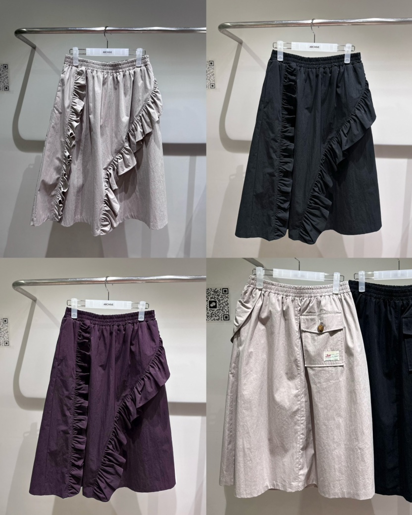 ARCHIVE-P韓國直郵女裝新品時尚推薦真品半身裙中短裙棉ARCHIVE-P半身裙/中短裙