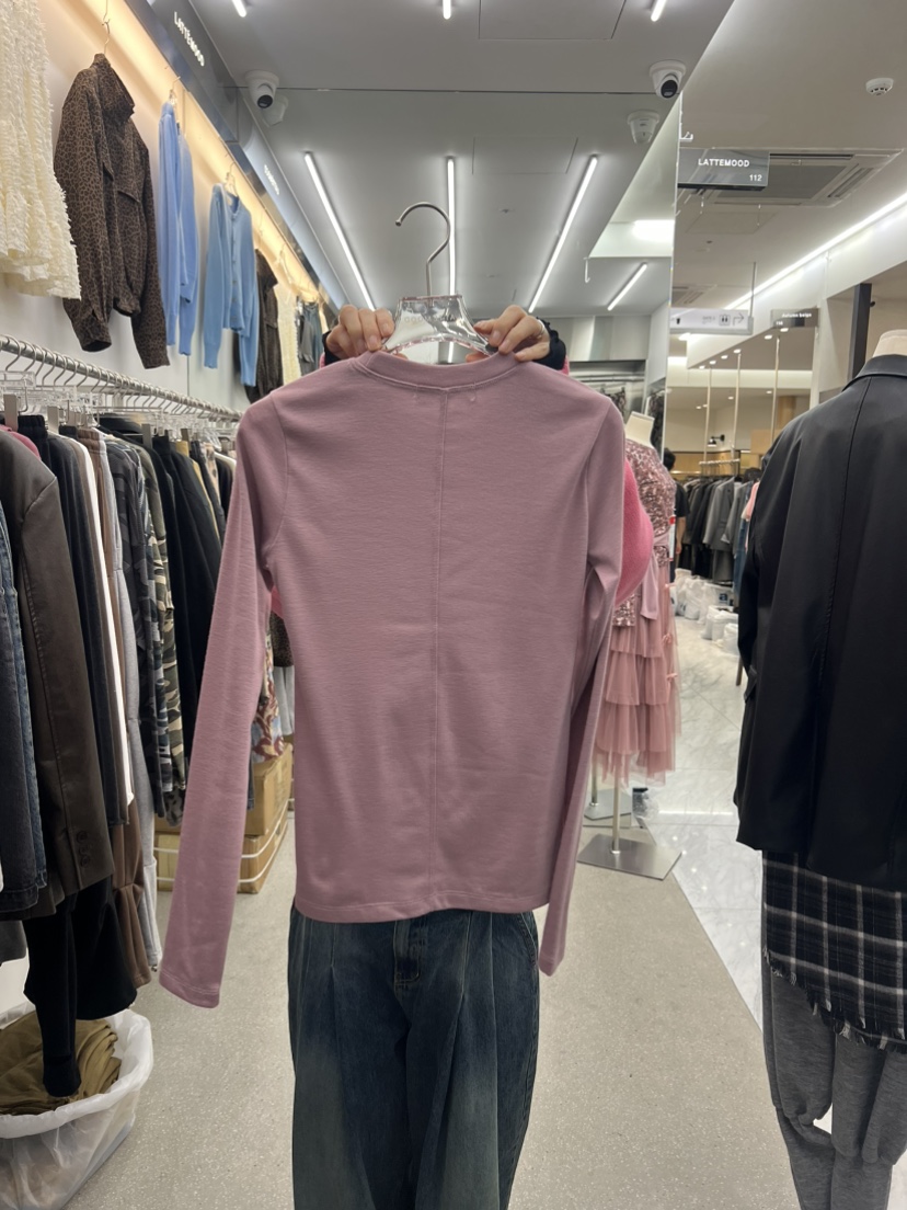 LATTEMOOD東大門代購女士新品熱賣人氣時尚真品推薦長袖T恤LATTEMOOD長袖T恤