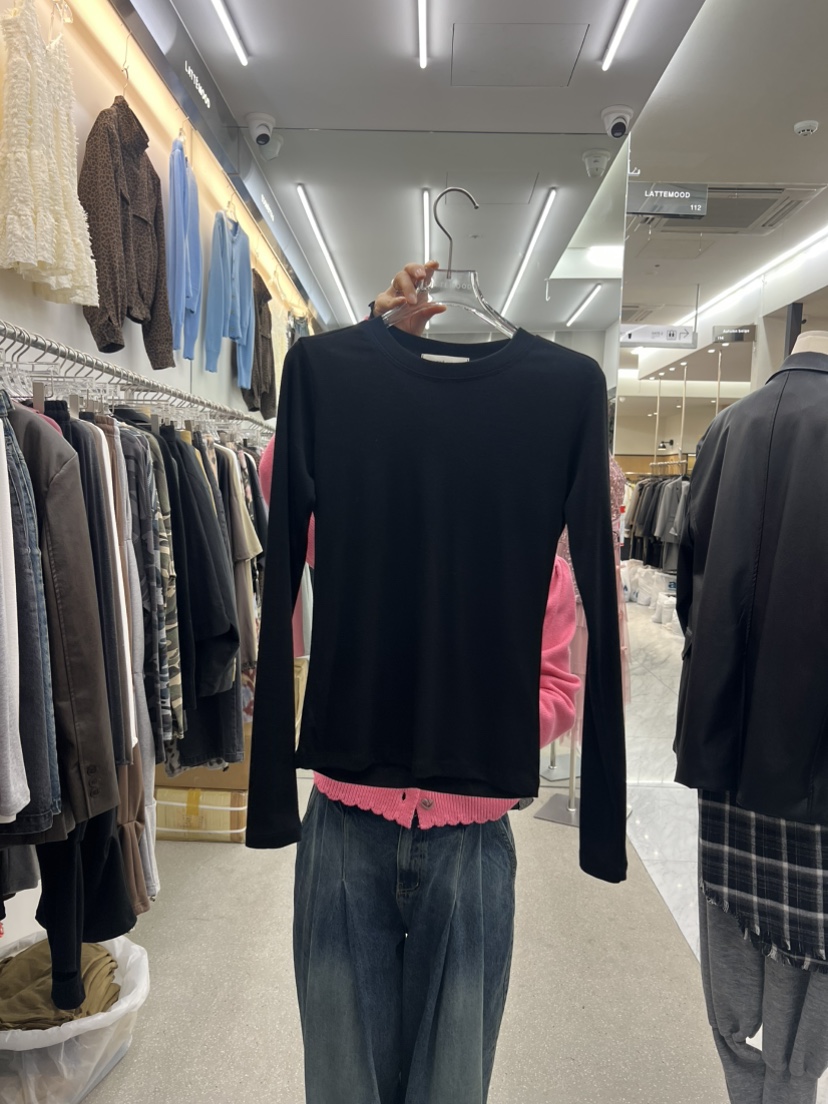 LATTEMOOD東大門代購女士新品熱賣人氣時尚真品推薦長袖T恤LATTEMOOD長袖T恤圖色4