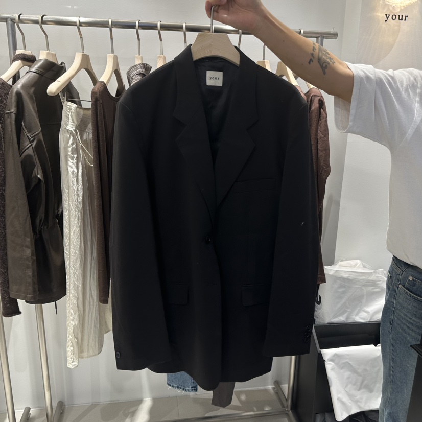 YOUR東大門代購女士新品時尚真品職業熱賣休閑人氣西裝西服YOUR西裝/西服圖色3黑色