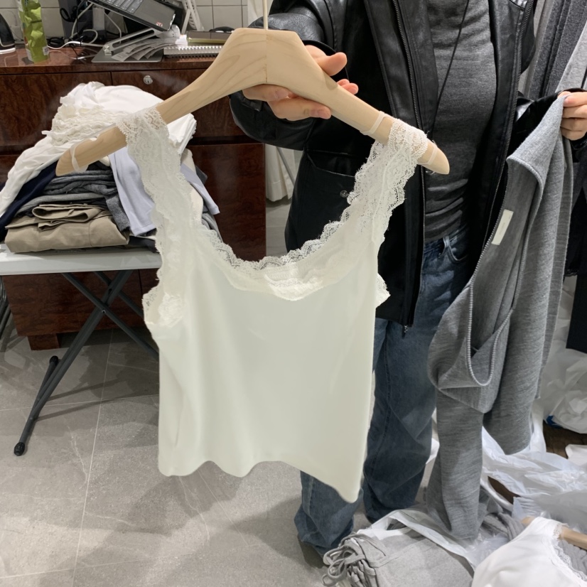WELL ROW韓國直郵女士新品真品休閑人氣職業推薦吊帶背心WELL ROW吊帶/背心
