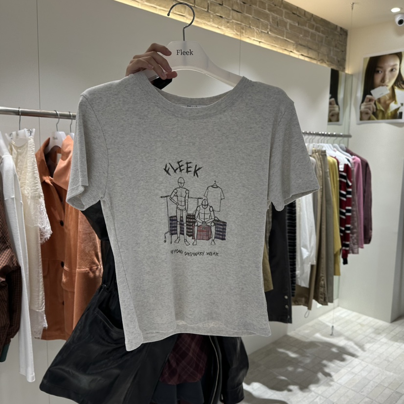 FLEEK東大門代購女裝新款時尚職業人氣推薦熱賣真品休閑T恤FleekT恤圖色1