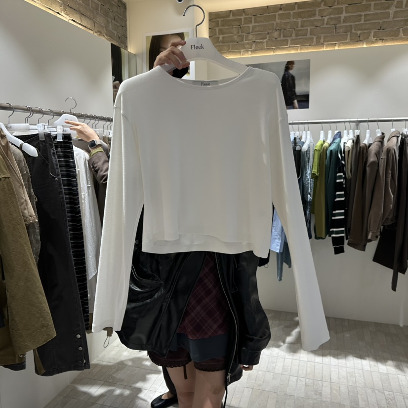 FLEEK韓國直郵女士新品時尚熱賣休閑真品人氣推薦長袖T恤Fleek長袖T恤圖色5