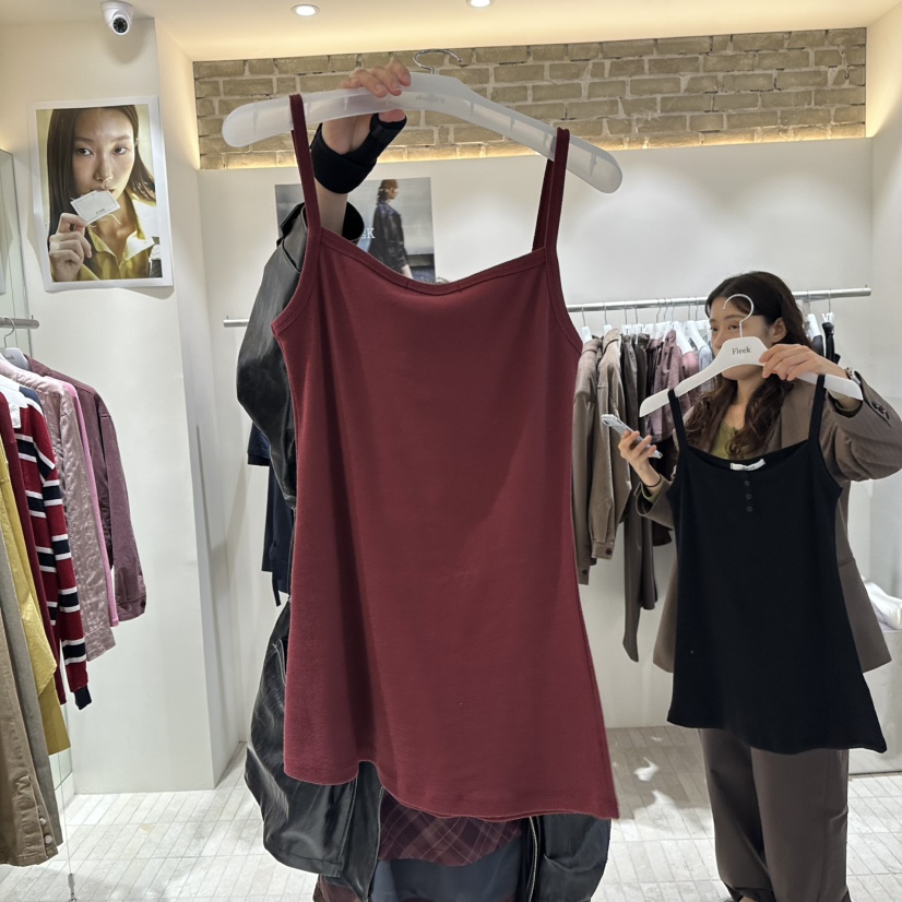 FLEEK東大門實拍女裝新品職業熱賣真品時尚連衣裙OPS無袖Fleek連衣裙