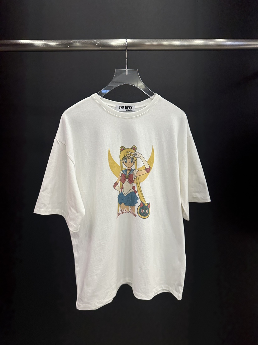 HEXX韓國直郵女士新款真品熱賣人氣時尚職業推薦休閑T恤復古HEXXT恤圖色1