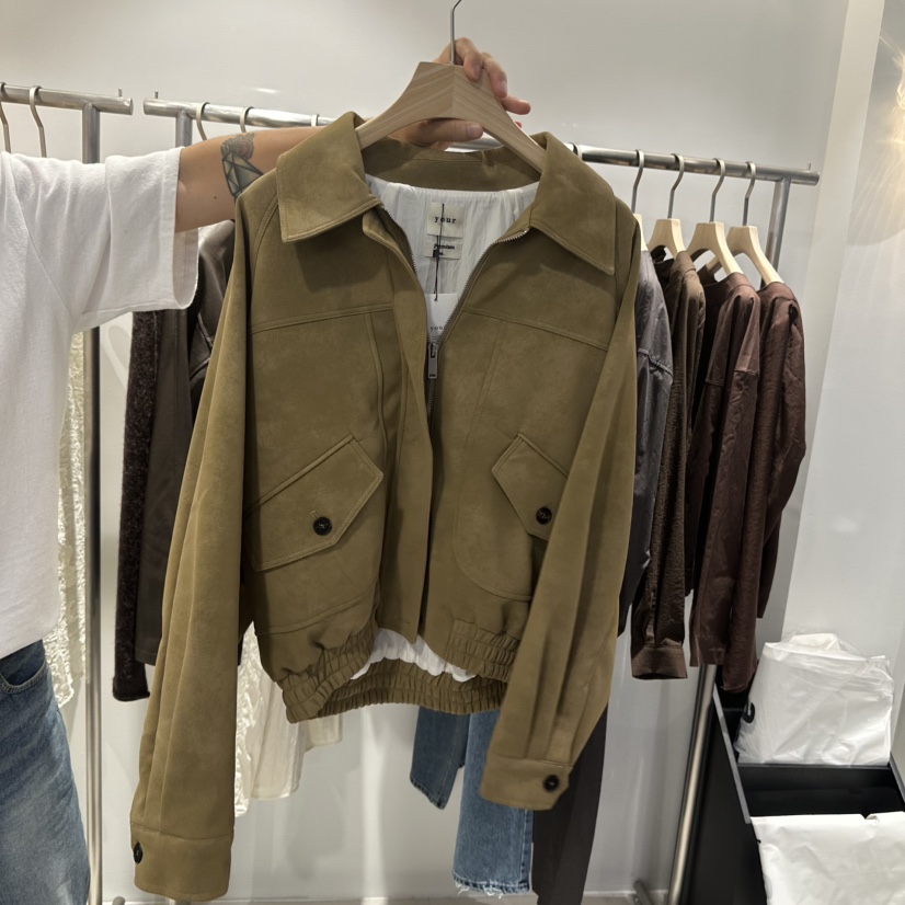 YOUR韓國直郵女裝新品推薦真品休閑時尚職業人氣熱賣夾克YOUR夾克圖色2