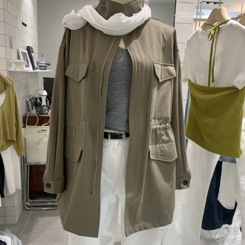 WELL ROW東大門實拍女裝新品時尚真品人氣職業夾克不含圍巾WELL ROW夾克圖色1