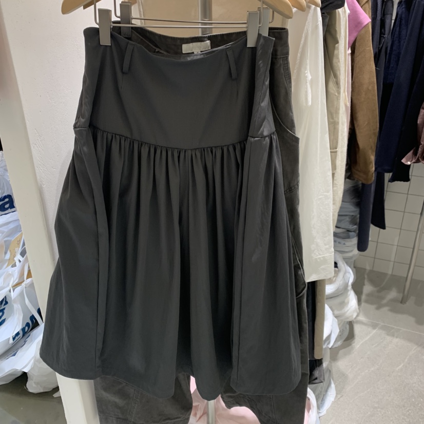 WELL ROW韓國代購女士新品人氣半身裙中短裙不含腰帶闊腿褲WELL ROW半身裙/中短裙