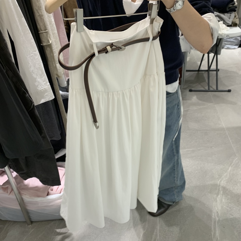 WELL ROW韓國代購女士新品人氣半身裙中短裙不含腰帶闊腿褲WELL ROW半身裙/中短裙圖色2