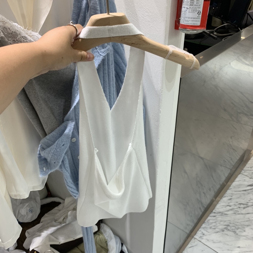 WELL ROW東大門代購女裝新款人氣休閑推薦時尚吊帶背心不含WELL ROW吊帶/背心