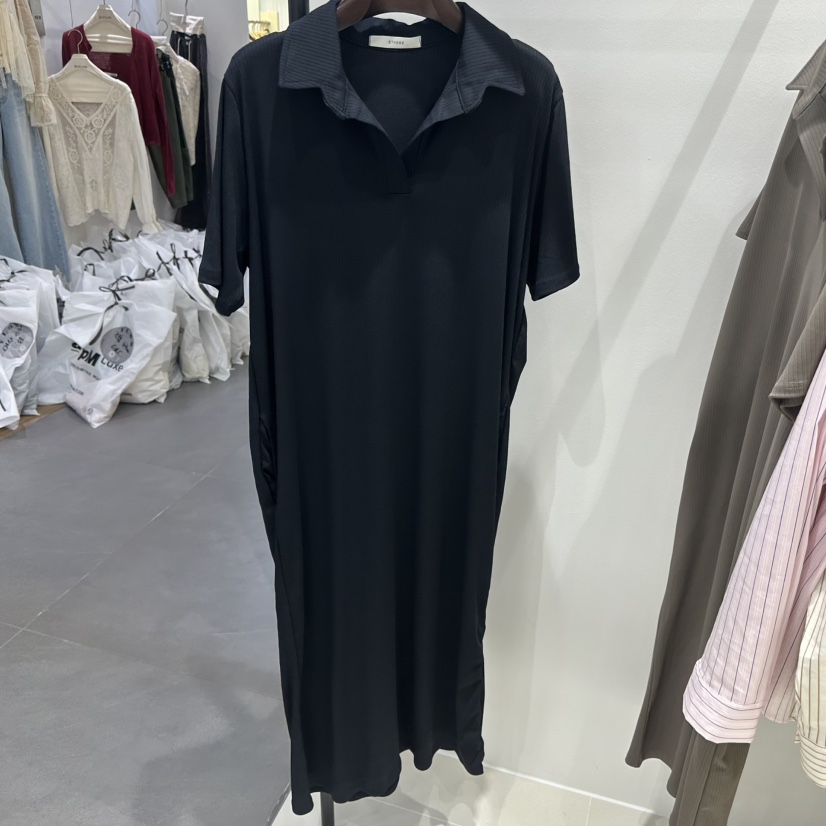 MATIERE韓國代購女士新品時尚職業真品人氣休閑連衣裙OPSMATIERE連衣裙圖色2