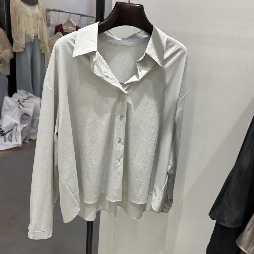 MATIERE東大門直郵女裝新品推薦人氣熱賣休閑真品襯衫蕾絲衫MATIERE襯衫/蕾絲衫圖色2灰色