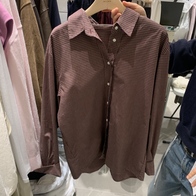WELL ROW韓國直郵女士新品人氣真品休閑時尚推薦襯衫蕾絲衫WELL ROW襯衫/蕾絲衫圖色1