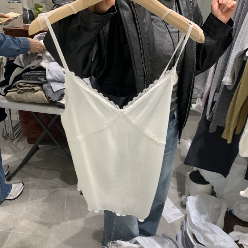 WELL ROW東大門實拍女士新款推薦時尚熱賣真品人氣吊帶背心WELL ROW吊帶/背心圖色1