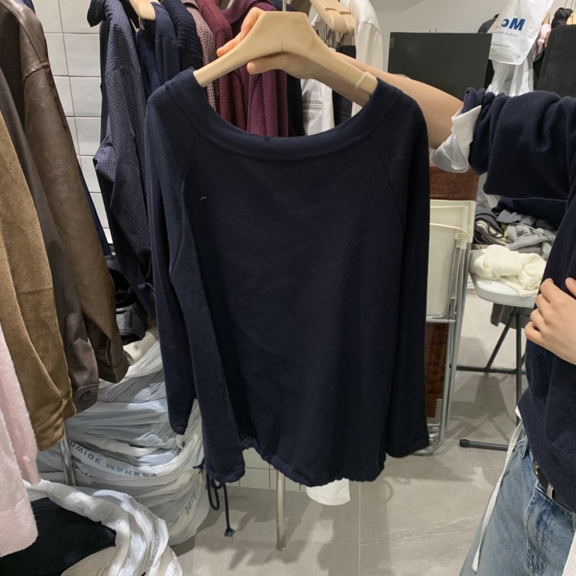 WELL ROW韓國代購女士新品人氣時尚休閑熱賣真品職業衛衣WELL ROW衛衣