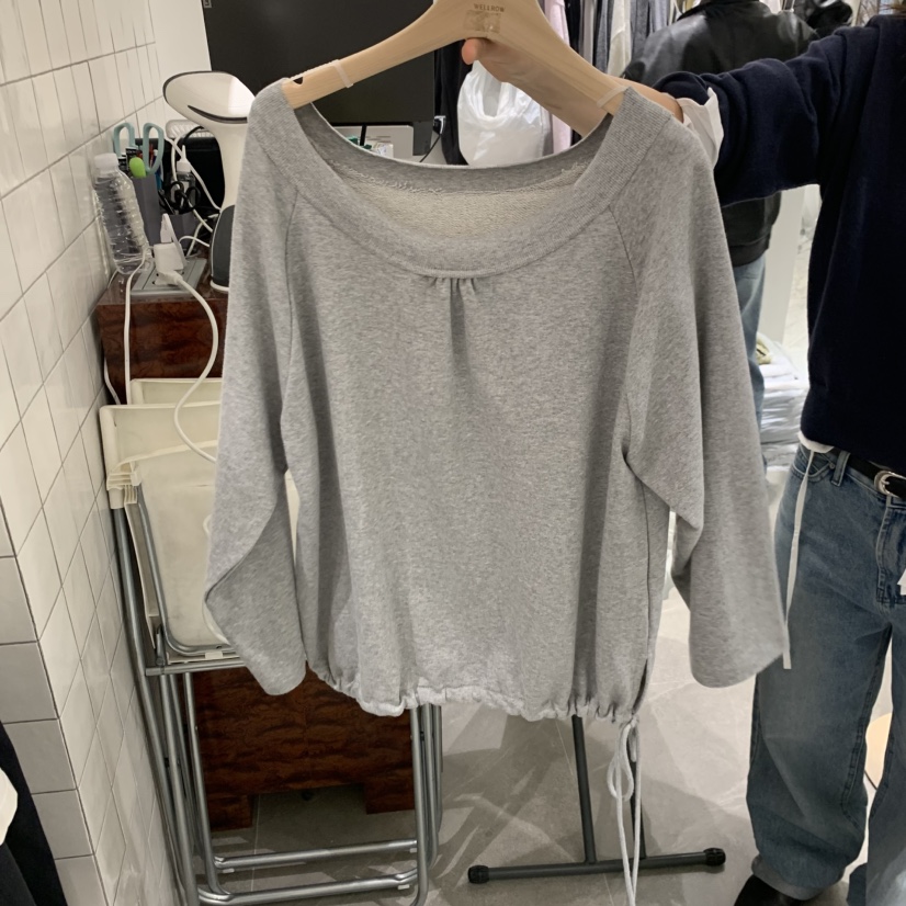 WELL ROW韓國代購女士新品人氣時尚休閑熱賣真品職業衛衣WELL ROW衛衣圖色2