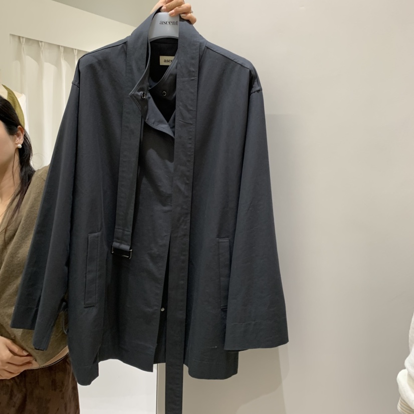 ASCENT東大門直郵女裝新品時尚真品推薦職業熱賣夾克含腰帶ASCENT夾克圖色2