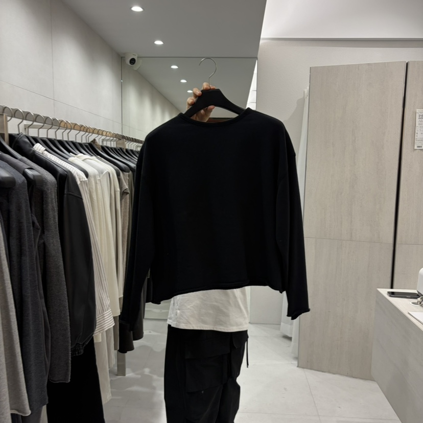 ETTER韓國直郵女士新品時尚人氣休閑熱賣推薦真品衛衣運動ETTER衛衣圖色4黑