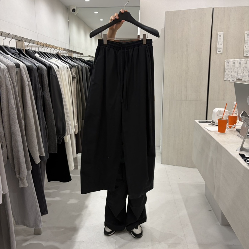 ETTER東大門直郵女裝新品熱賣人氣推薦真品休閑休閑褲口袋ETTER休閑褲圖色3黑