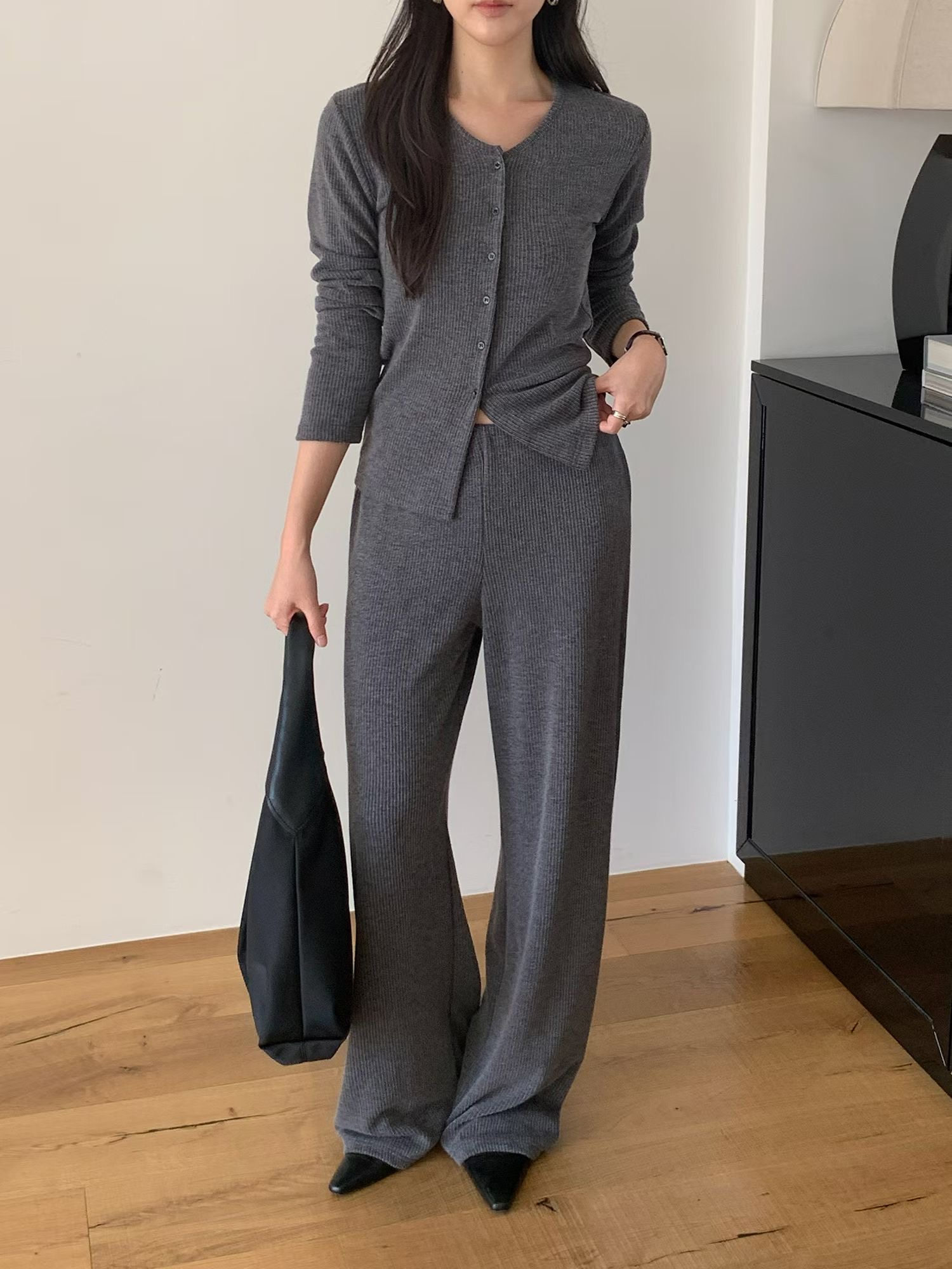 SATURDAY東大門代購女裝新品熱賣人氣時尚針織衫開衫羅紋SATURDAY針織衫