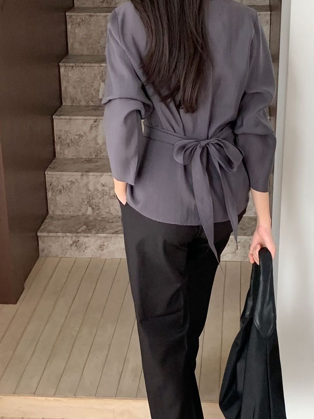 SATURDAY韓國直郵女裝新款推薦真品熱賣休閑時尚襯衫蕾絲衫SATURDAY襯衫/蕾絲衫