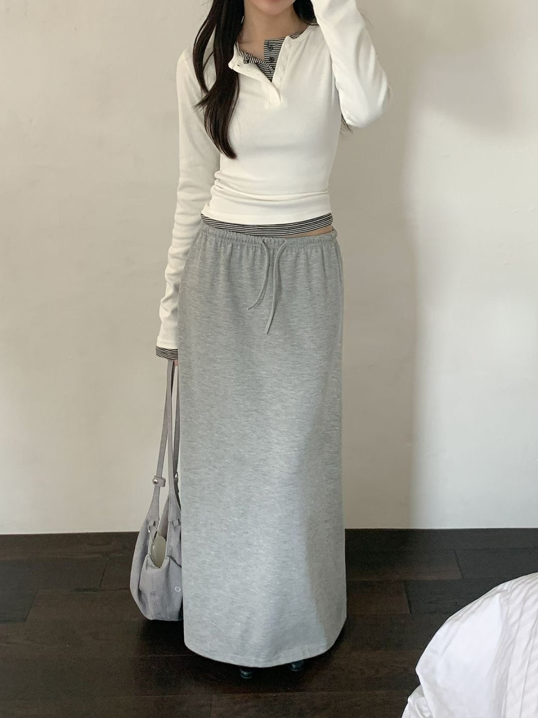 SATURDAY韓國代購女士新款推薦熱賣真品休閑人氣時尚長裙SATURDAY長裙