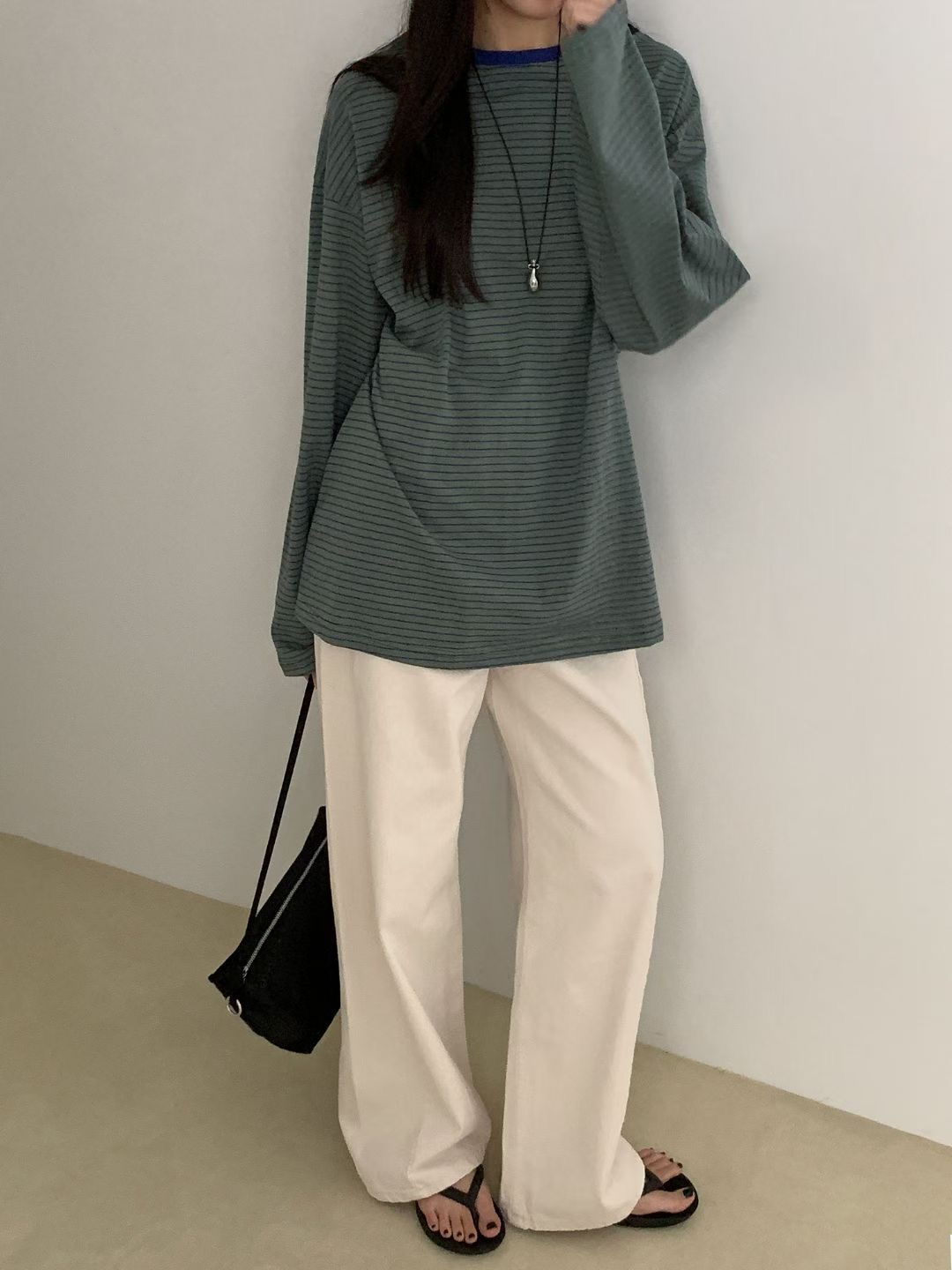 SATURDAY韓國直郵女裝新品推薦休閑時尚真品人氣熱賣長袖T恤SATURDAY長袖T恤