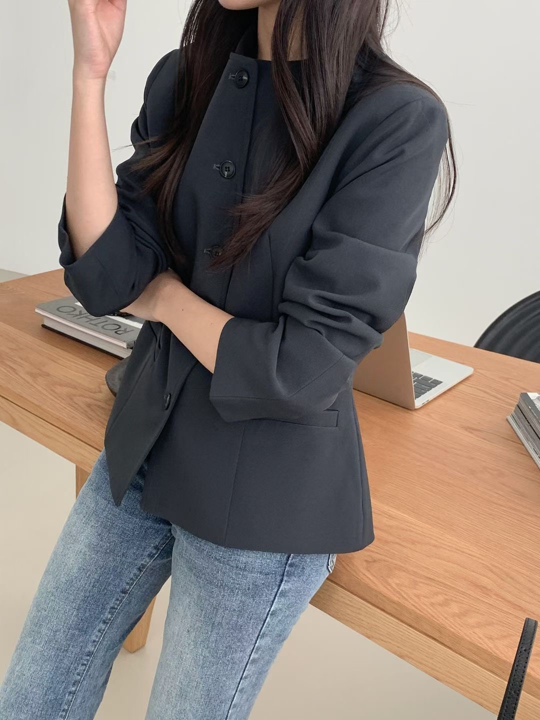 SATURDAY東大門代購女士新品休閑人氣真品時尚熱賣推薦夾克SATURDAY夾克