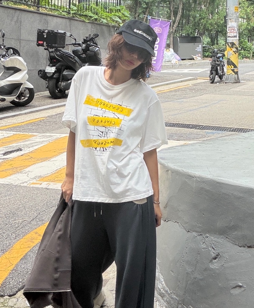 PARIS MATCH韓國代購女裝新款熱賣推薦休閑人氣真品時尚T恤PARIS MATCHT恤