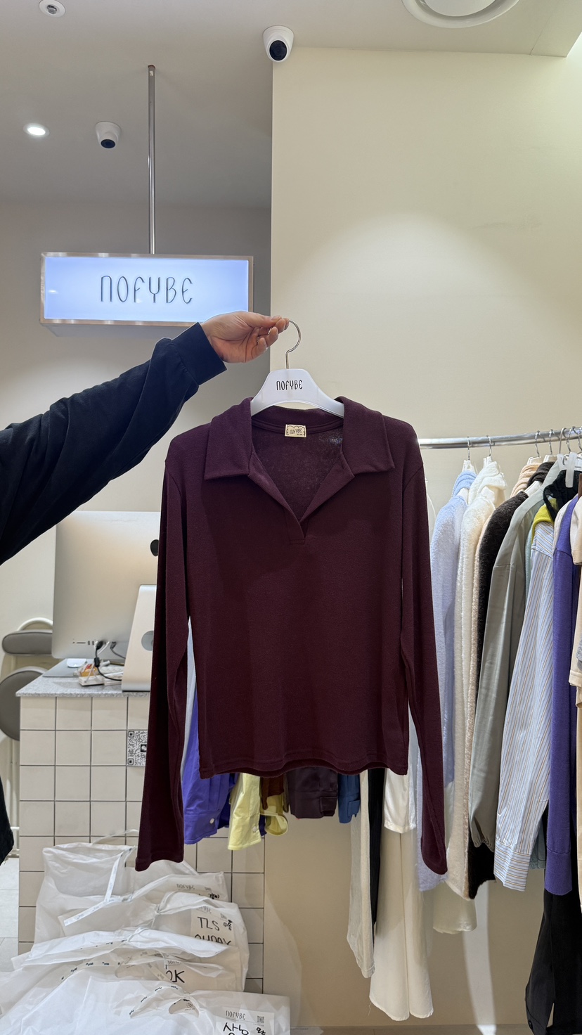 NOFYBE東大門直郵女裝新品真品推薦人氣時尚熱賣休閑長袖T恤NOFYBE長袖T恤圖色3