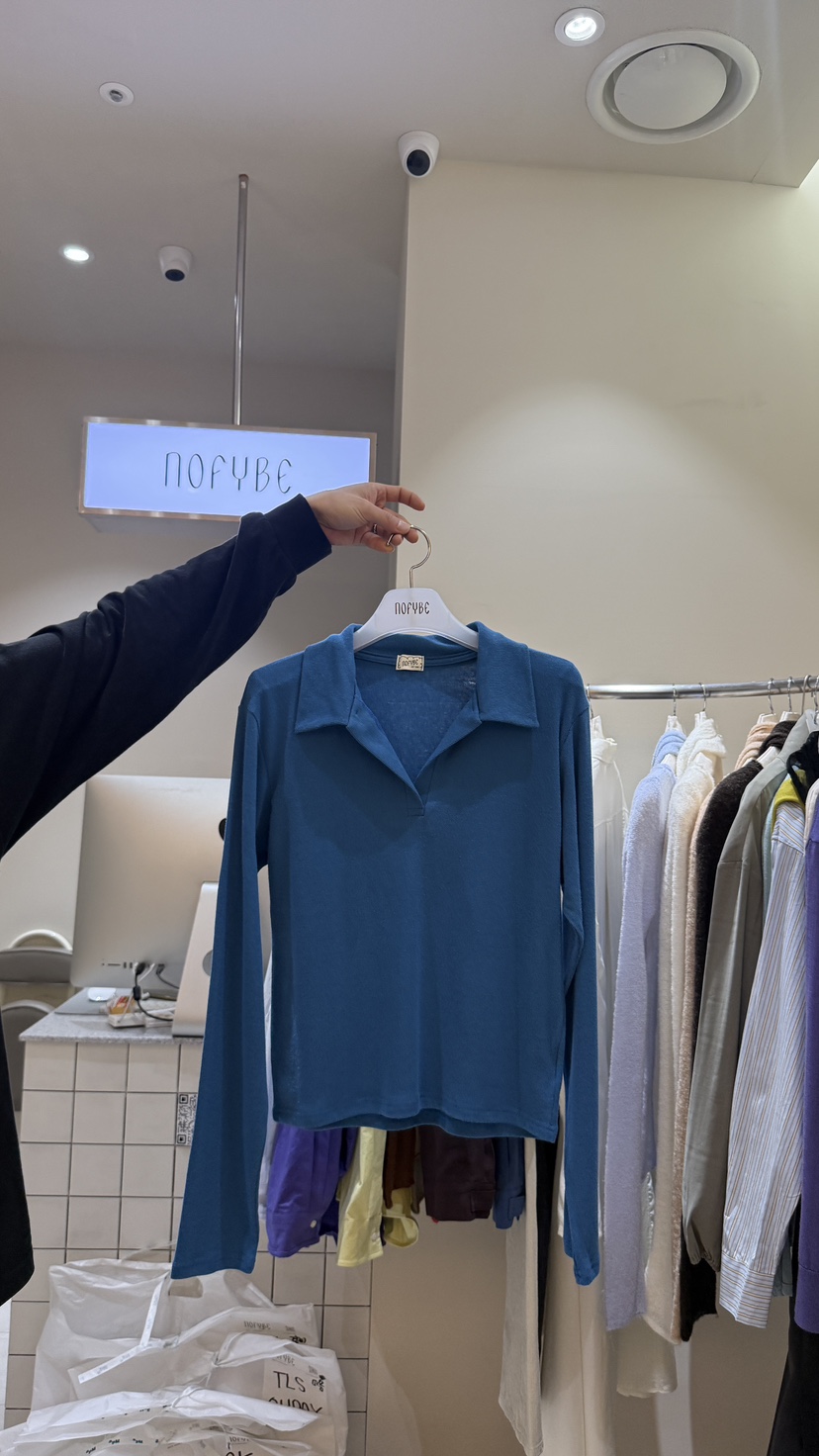 NOFYBE東大門直郵女裝新品真品推薦人氣時尚熱賣休閑長袖T恤NOFYBE長袖T恤圖色4