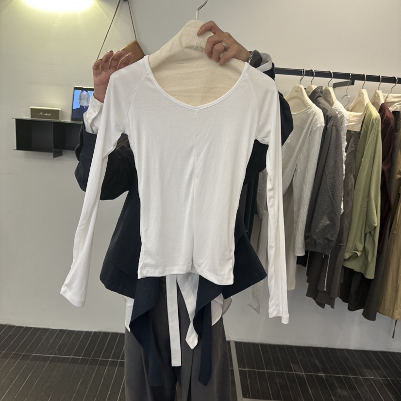 FIND-P東大門實拍女裝新品熱賣人氣休閑時尚真品長袖T恤FIND-P長袖T恤