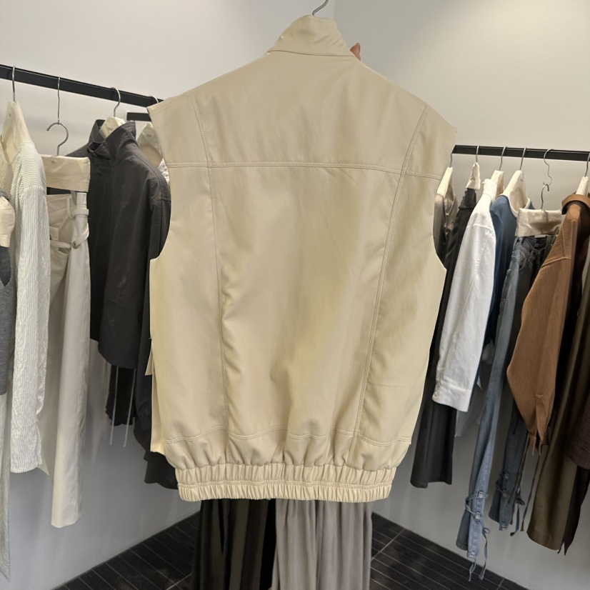 FIND-P東大門實拍女裝新款休閑時尚熱賣真品推薦馬甲皮革FIND-P馬甲