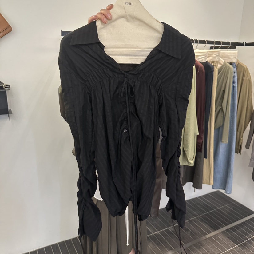 FIND-P東大門實拍女士新款時尚真品人氣推薦熱賣襯衫蕾絲衫FIND-P襯衫/蕾絲衫圖色2