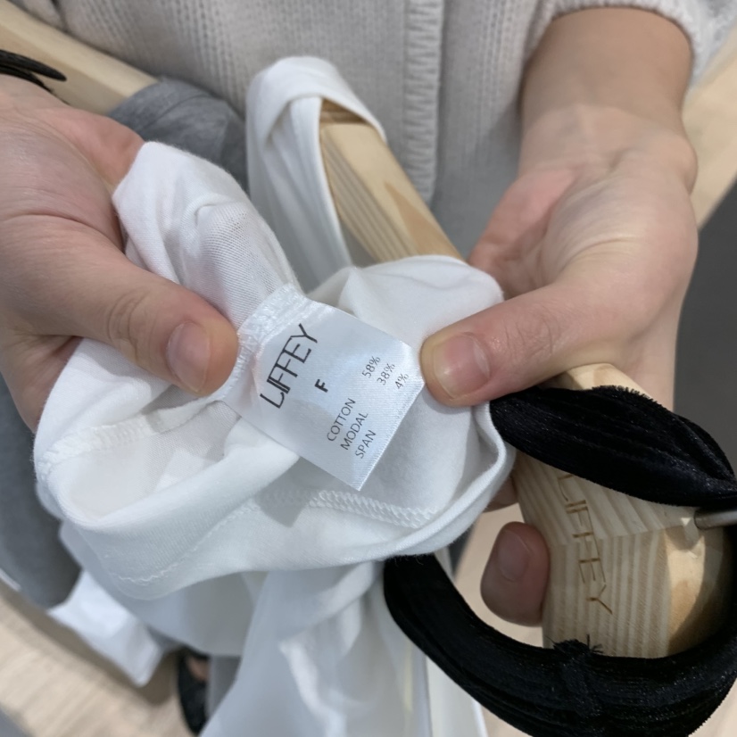 LIFFEY韓國直郵女裝新品人氣熱賣真品休閑推薦長袖T恤船領LIFFEY長袖T恤