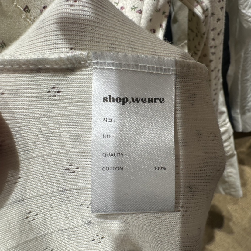 WE ARE/WELOVER韓國直郵女裝新款真品熱賣推薦人氣長袖T恤SHOP_WE ARE長袖T恤