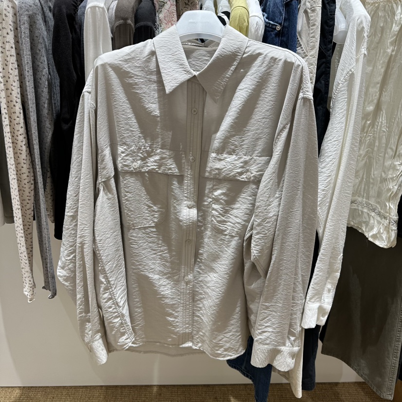 WE ARE/WELOVER韓國代購女士新品休閑時尚熱賣襯衫蕾絲衫SHOP_WE ARE襯衫/蕾絲衫圖色2灰色